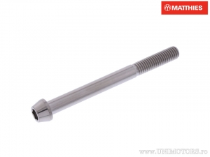 Βίδα καπάκι στρογγυλή κωνική Pro Bolt M8 x 1.25 x 70 mm τιτάνιο ασημί - JM