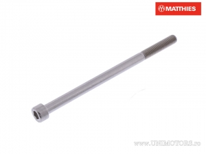 Βίδα καπάκι στρογγυλή Pro Bolt M6 x 1.00 x 100 χιλιοστά ανοξείδωτο ατσάλι A4 ασημ