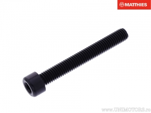 Βίδα καπάκι στρογγυλή Pro Bolt M8 x 1.25 x 60 χιλ. αλουμίνιο μαύρο - JM