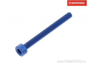 Βίδα καπάκι Pro Bolt M3 x 0.50 x 30 mm αλουμίνιο μπλε - JM