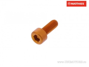 Βίδα καπάκι Pro Bolt M4 x 0.70 x 10 χιλ. αλουμινίου πορτοκαλί - JM