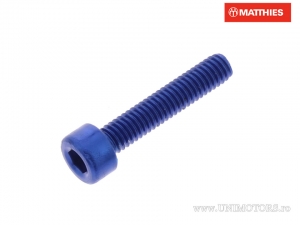 Βίδα καπάκι Pro Bolt M4 x 0.70 x 20 χιλ. αλουμινίου μπλε - JM