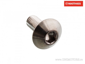Βίδα καπάκι Pro Bolt M5 x 0.80 x 12 χιλ. ανοξείδωτο ατσάλι A4 - JM