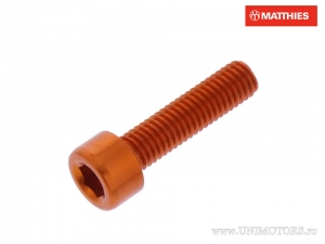 Βίδα καπάκι Pro Bolt M5 x 0.80 x 20 χιλ. αλουμινίου πορτοκαλί - JM