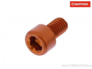 Βίδα καπάκι Pro Bolt M6 x 1.00 x 10 mm αλουμινίου πορτοκαλί - JM