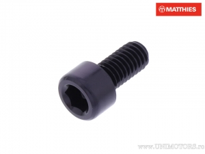 Βίδα καπάκι Pro Bolt M6 x 1.00 x 12 mm αλουμινίου μαύρο - JM