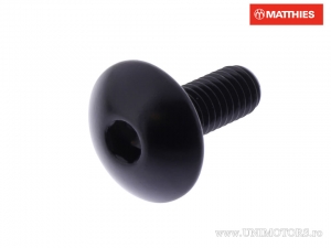 Βίδα καπάκι Pro Bolt M6 x 1.00 x 16 mm αλουμινίου μαύρη - JM