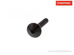 Βίδα καπάκι Pro Bolt M6 x 1.00 x 30 mm ανοξείδωτο ατσάλι A4 μαύρο - JM
