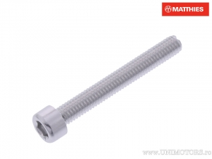Βίδα καπάκι Pro Bolt M6 x 1.00 x 45 mm αλουμινίου ασημί - JM