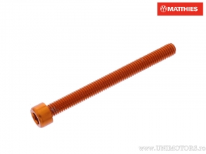 Βίδα καπάκι Pro Bolt M6 x 1.00 x 65 mm αλουμινίου πορτοκαλί - JM