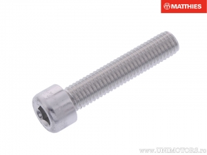 Βίδα καπάκι Pro Bolt M8 x 1.25 x 40 χιλ. αλουμινίου ασημί - JM