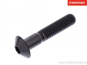 Βίδα καπάκι Pro Bolt M8 x 1.25 x 40 χιλ. τιτάνιο μαύρο - JM