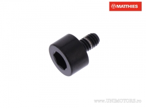 Βίδα καπακιού δοχείου Pro Bolt M4 x 0,50 x 6,5 χιλ. από ανοξείδωτο ατσάλι A4 μαύρο