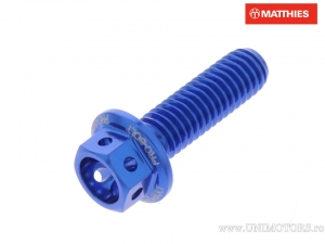 Βίδα κεφαλής έξι πλευρών Pro Bolt M6 x 1.00 x 20 mm αλουμινίου μπλε Racing - JM