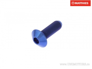 Βίδα κεφαλής Pro Bolt M4 x 0.50 x 12 mm τιτάνιο μπλε - JM