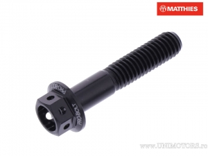 Βίδα με καπάκι εξαγώνου Pro Bolt M6 x 1.00 x 30 mm αλουμινίου, αγώνας, μαύρο - JM