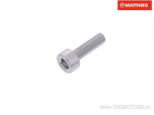 Βίδα με στρογγυλό καπάκι Pro Bolt M3 x 0,50 x 10 mm αλουμινίου ασημί - JM