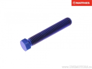 Βίδα ρύθμισης τάσης αλυσίδας Pro Bolt M8 x 1.25 x 45 mm τιτάνιο μπλε - JM