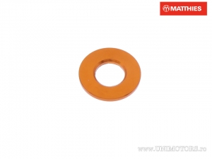 Βίδα Saiba M4 4.00 x 9.00 x 0.80 χιλ. αλουμινίου πορτοκαλί - JM