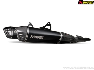 Γραμμή Slip-On Tobe finale - υλικό: μαύρο τιτάνιο - SUZUKI GSXR 1300 Hayabusa - Akrapovič