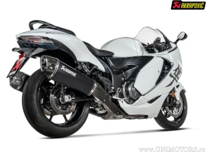 Γραμμή Slip-On Tobe finale - υλικό: μαύρο τιτάνιο - SUZUKI GSXR 1300 Hayabusa - Akrapovič