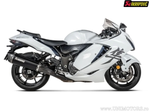 Γραμμή Slip-On Tobe finale - υλικό: μαύρο τιτάνιο - SUZUKI GSXR 1300 Hayabusa - Akrapovič