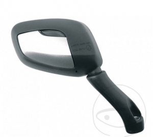 Δεξί καθρέπτη μαύρο-χρωμίου - SYM RS 125 DD Shark / RS 125 DT Shark / RS 50 / Shark 125 DT / Shark 50 / 