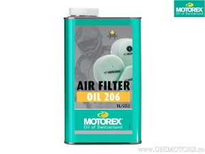 Διάλυμα λαδιού φίλτρου αέρα Motorex Air Filter Oil 206 1L - Motorex