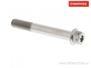 Διπλός καπάκι εξαγώνου Pro Bolt M10 x 1.25 x 75 mm τιτάνιο Racing ασημί - JM