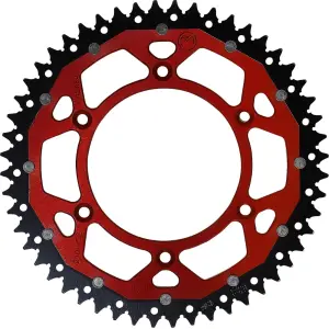 Διπλό γρανάζι πίσω κόκκινο 52 δόντια (βήμα 520) - BETA RR 125 / RR 250 / RR 300 Racing / HONDA