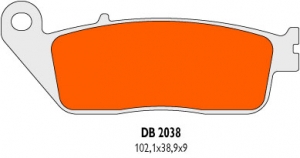 Δισκόπλακες φρένων (σιντερισμένες) DB2038RDN - Honda Silver Wing FJS 400 ('06-'08) NF01 / Yamaha X