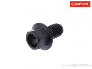 Εξάγωνο βίδα καπάκι Pro Bolt M6 x 1.00 x 10 mm τιτάνιο μαύρο - JM