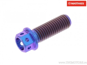 Εξάγωνο βίδα Pro Bolt M7 x 1.00 x 20 mm τιτάνιο μωβ αγώνων - JM
