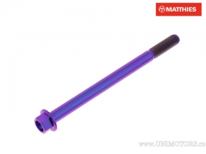 Εξάγωνο καπάκι Pro Bolt M6 x 1.00 x 85 mm τιτάνιο μωβ - JM