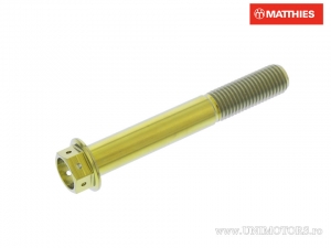 Εξάγωνο μπουλόνι Pro Bolt M10 x 1.25 x 70 mm τιτάνιο Racing χρυσό - JM