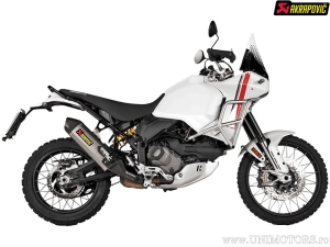 Εξάτμιση Slip-On Line - DUCATI DESERT X 950 ABS ('22-'24) / DESERT X 950 ABS Rally ('24) (E-Mark) - Akrapovič