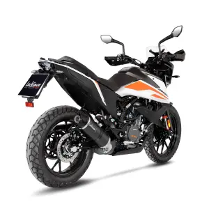 Εξάτμιση Slip-on LV One Evo Μαύρη Έκδοση - KTM ADVENTURE 390 ABS ('20-'24) - Leo Vince