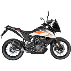 Εξάτμιση Slip-on LV One Evo Μαύρη Έκδοση - KTM ADVENTURE 390 ABS ('20-'24) - Leo Vince