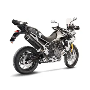 Εξάτμιση Slip-on LV One Evo Black Edition - TRIUMPH TIGER 850 ABS Sport ('22-'24) / TIGER 900 ABS ('20-'21) - Leo Vince