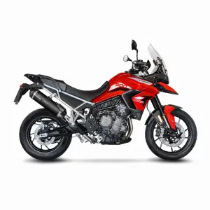 Εξάτμιση Slip-on LV One Evo Black Edition - TRIUMPH TIGER 850 ABS Sport ('22-'24) / TIGER 900 ABS ('20-'21) - Leo Vince