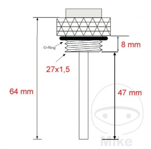 Θερμόμετρο λαδιού - Yamaha VMX-12 1200 D Vmax ('92-'93) / VMX-12 1200 DC Vmax ('92-'93) / VMX-12 1200 U Vmax ('8