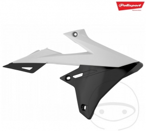 Καλύμματα ψυγείου λευκού μαύρου Polisport - Suzuki RM-Z 450 ('18-'19) - JM
