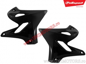Καλύμματος ψυκτήρα μαύρο - Yamaha YZ 125 / YZ 250 2T ('15-'19) - Polisport