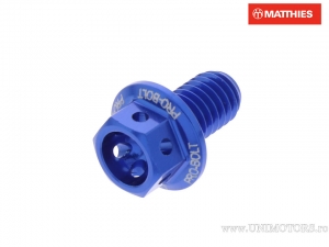 Καπάκι βίδας εξαγώνου Pro Bolt M6 x 1.00 x 10 mm αλουμινίου Racing μπλε - JM