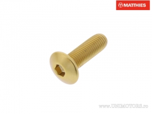 Καπάκι βίδας Pro Bolt M4 x 0,50 x 12 mm αλουμινίου μαύρο - JM