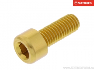 Καπάκι βίδας Pro Bolt M8 x 1.25 x 20 mm χρυσό αλουμίνιο - JM
