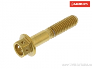 Καπάκι βιδωτό Pro Bolt M6 x 1.00 x 30 mm inox A4 Racing χρυσό - JM