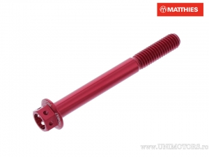 Καπάκι βιδωτό Pro Bolt M6 x 1.00 x 55 mm αλουμινίου Racing κόκκινο - JM