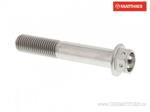 Καπάκι εξάγωνου βίδας Pro Bolt M10 x 1.25 x 60 mm τιτάνιο Racing ασημί - JM
