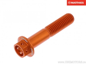 Καπάκι εξάγωνου βίδας Pro Bolt M8 x 1.25 x 40 mm αλουμινίου πορτοκαλί αγώνων - JM